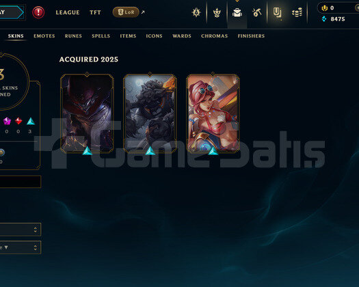 EUW Bronz 1 | 3 Kostüm - 23 Hero | LoL Hesap