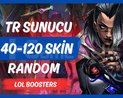 TR SUNUCU & 40-120 SKİN DOPDOLU HESAPLAR