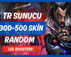 TR SUNUCU&300-500 SKİN +3 BIÇAKLI DOPDOLU HESAPLAR
