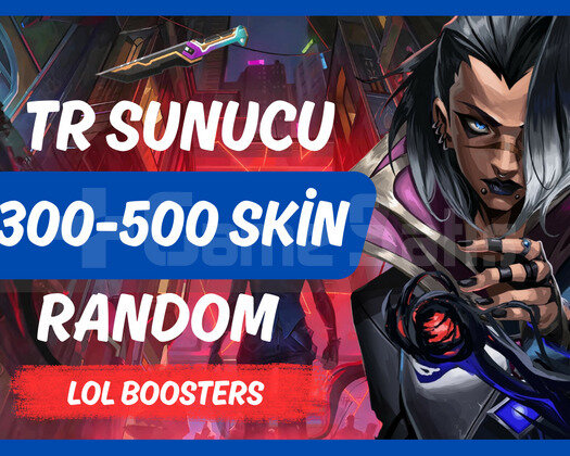 TR SUNUCU&300-500 SKİN +3 BIÇAKLI DOPDOLU HESAPLAR
