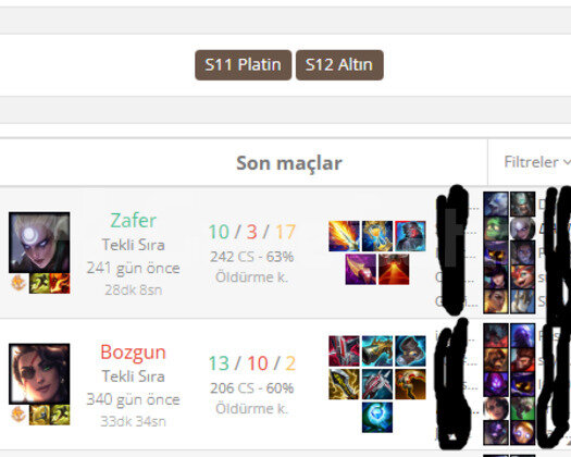 EUW ASLA BAN YEMEZ BRONZ HESAP