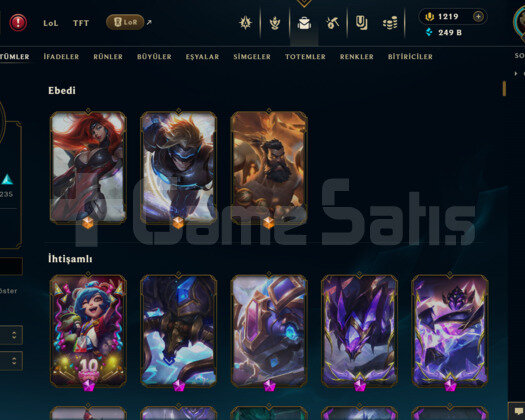 EUW | 513 KOSTÜM 249K+ ÖZ 572 LVL MAİLLİ HESAP