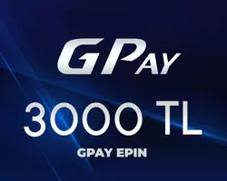 3000 TL Gpay Epin