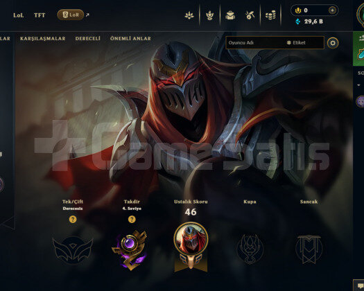 30 LVL BOL KOSTÜMLÜ UNRANKED HESAP HANDMADE!