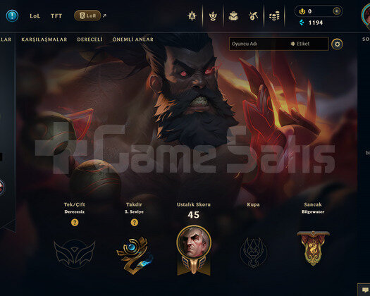 EUW Unranked | 7 Kostüm - 33 Hero | LoL