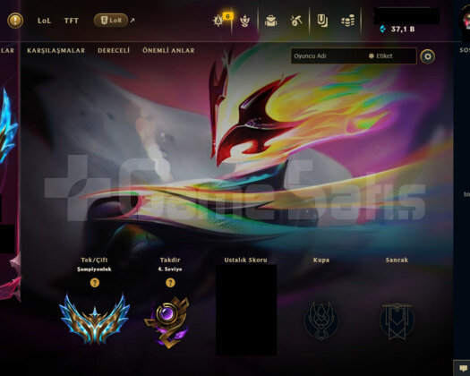 TR CHALLENGER +70 WR +23 LP GAİN +850-950 ARASI LP