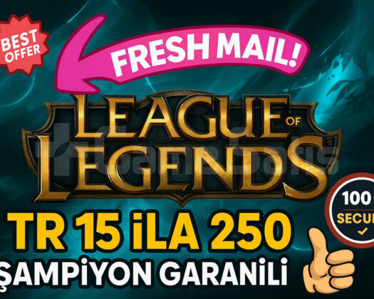 TR 15-250 ŞAMPİYON GARANTİLİ MAİLLİ FRESH HESAP!!!