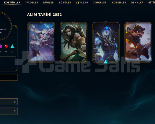 TR Unranked | 4 Kostüm - 24 Hero | LoL