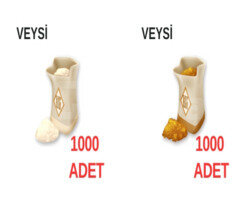 HIZLI 1000 beyaz-esmer şeker