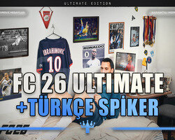 Türkçe Spikerli FC 26 Ultimate Edition Garantili