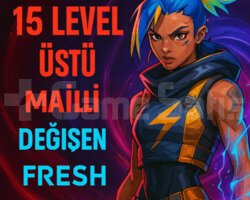 TR 15 LEVEL MAİL DEĞİŞEN FRESH HESAP!!!