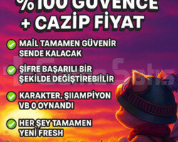 TR 15 LEVEL ÜSTÜ HANDMADE MAİLLİ FRESH HESAP!!!!!!