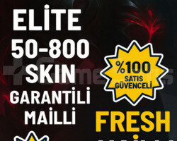 TR ELİTE 50-800 SKİN GARANTİLİ MAİLLİ FRESH HESAP!