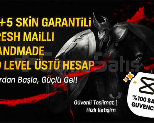 TR +5 SKİNLİ MAİLLİ FRESH HANDMADE HESAP!!!
