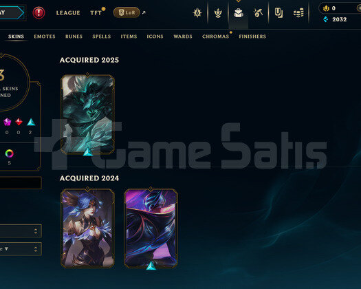 EUW Gold 2 | 3 Kostüm - 33 Hero | LoL Hesap