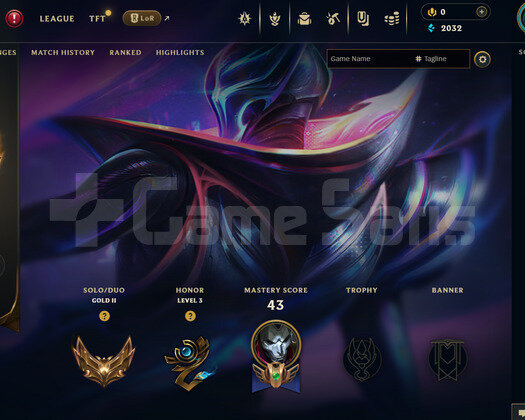 EUW Gold 2 | 3 Kostüm - 33 Hero | LoL Hesap