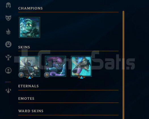 EUW Gold 1 | 6 Kostüm - 36K Mö | LoL Hesap