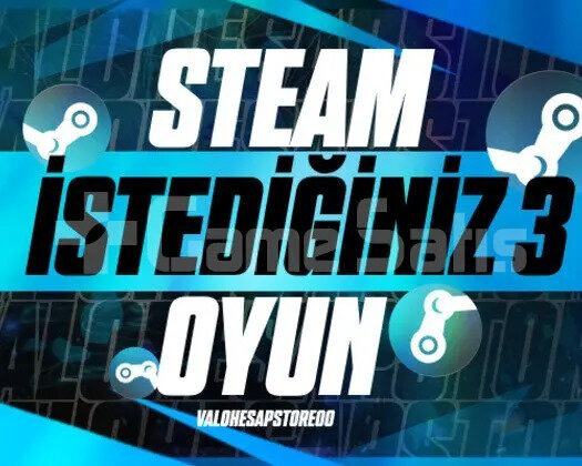 İstediğiniz 3 Oyun + Garanti + Destek