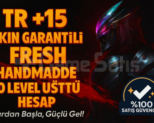 TR +15 SKİN GARANTİLİ MAİLLİ FRESH DOP DOLU HESAP!