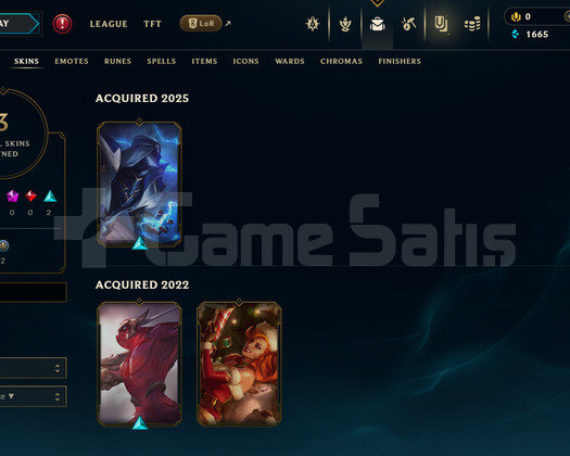 EUW Unranked | 3 Kostüm - 27 Hero | LoL Hesap