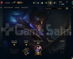 EUW Unranked | 4 Kostüm - 35 Hero | LoL Hesap