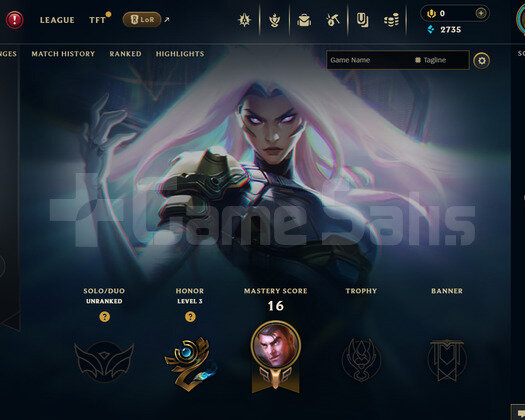 EUW Unranked | 2 Kostüm - 25 Hero | LoL Hesap