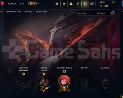 EUW Unranked | 5 Kostüm - 34 Hero | LoL Hesap