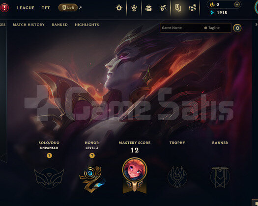EUW Unranked | 5 Kostüm - 34 Hero | LoL Hesap