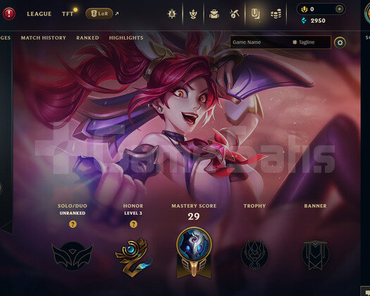 EUW Unranked | 2 Kostüm - 27 Hero | LoL Hesap