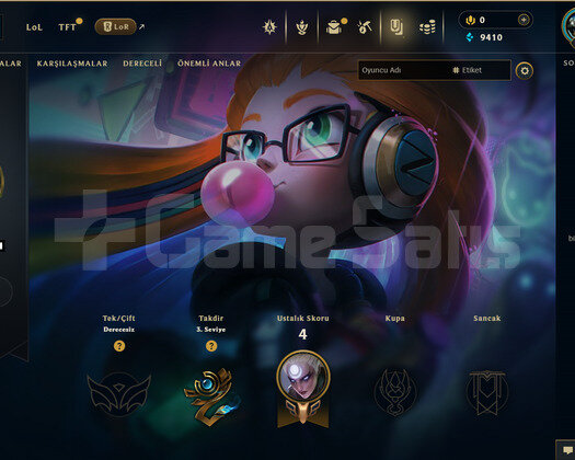 TR Unranked | 6 Kostüm - 26 Hero | LoL