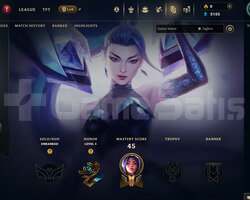 EUW Unranked | 1 Kostüm - 22 Hero | LoL Hesap