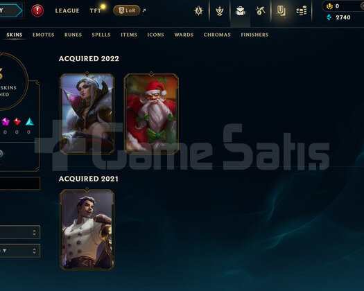EUW Unranked | 3 Kostüm - 26 Hero | LoL Hesap