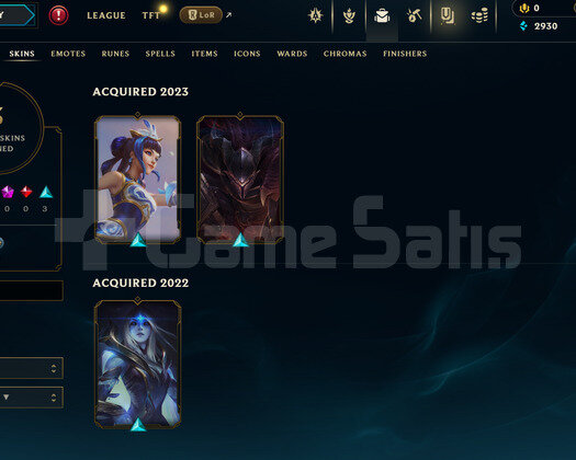 EUW Unranked | 3 Kostüm - 34 Hero | LoL Hesap
