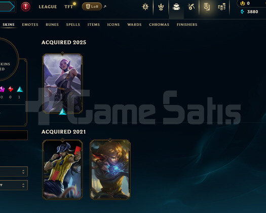 EUW Unranked | 3 Kostüm - 24 Hero | LoL Hesap