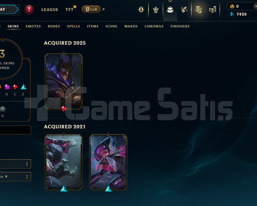 EUW Unranked | 3 Kostüm - 38 Hero | LoL Hesap