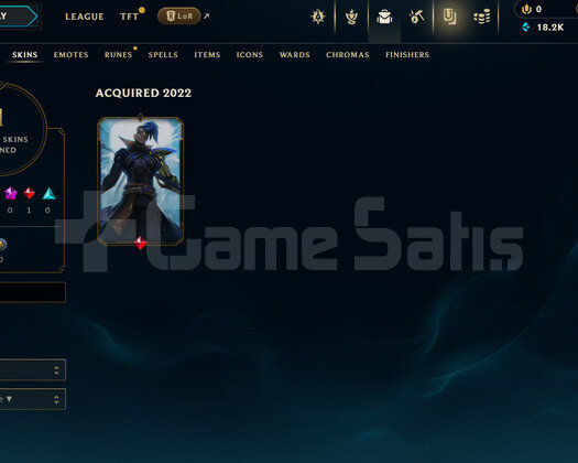 TR Unranked | 1 Kostüm - 18K Mö | LoL Hesap