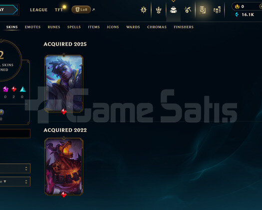 TR Unranked | 2 Kostüm - 17K Mö | LoL Hesap