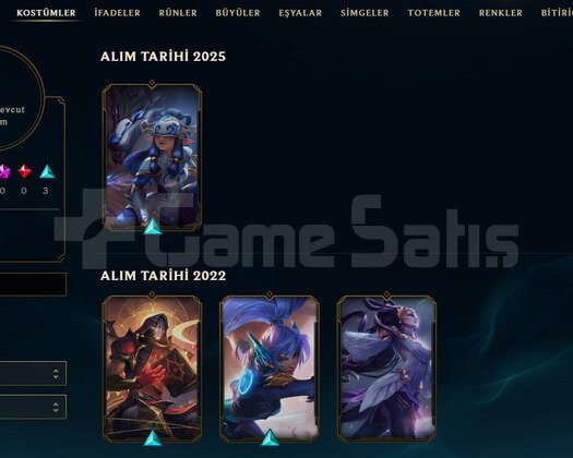 TR Unranked | 4 Kostüm - 22 Hero | LoL