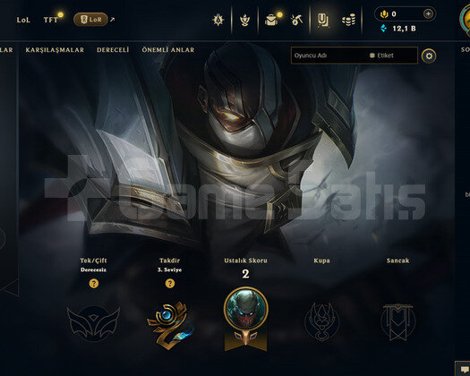 TR Unranked | 2 Kostüm - 18 Hero | LoL