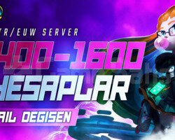 TR/EUW | 600-1600 SKİN MAİL DEĞİŞEN LOL HESAP