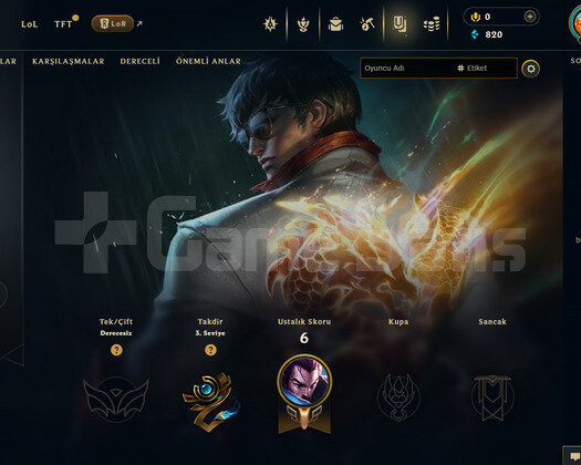 TR Unranked | 1 Kostüm - 21 Hero | LoL