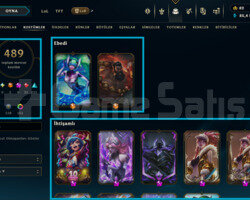 830 LEVEL / 489 SKİN / 180 HERO +MAİL +6400 SATIŞ