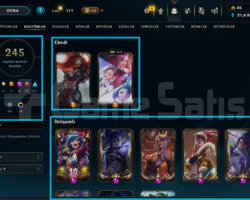 424 LEVEL / 245 SKİN / 171 HERO +MAİL +6400 SATIŞ