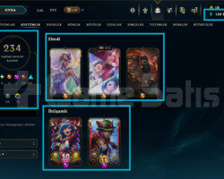 544 LEVEL / 234 SKİN / 176 HERO +MAİL +6400 SATIŞ