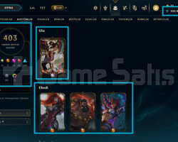 741 LEVEL / 403 SKİN / 174 HERO +MAİL +6400 SATIŞ