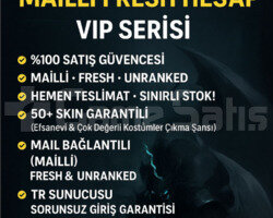TR +50 SKİN MAİLLİ FRESH HANDMADE HESAP!!!!