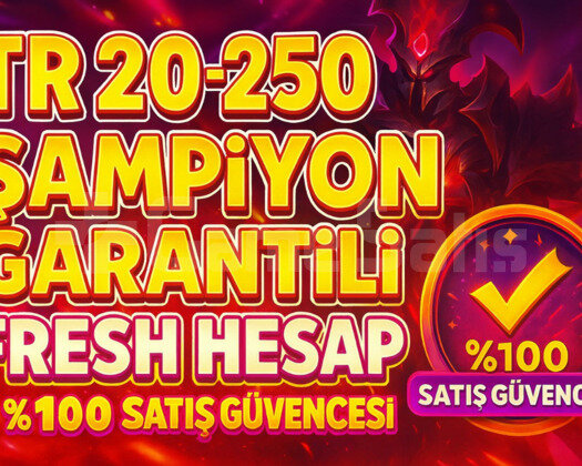 TR 20-250 ŞAMPİYON GARANTİLİ MAİLLİ FRESH HESAP!!!
