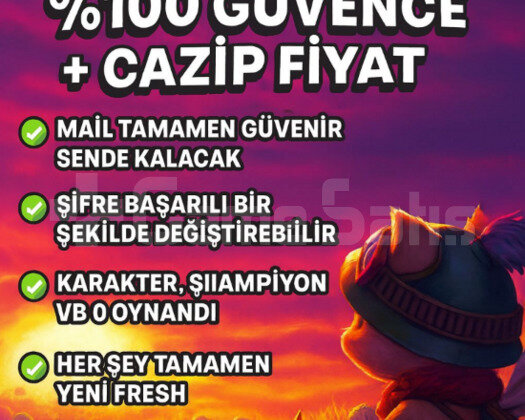 TR 15 LEVEL ÜSTÜ HANDMADE MAİLLİ FRESH HESAP!!!!!!