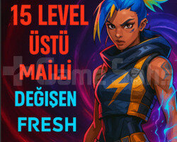 TR 15 LEVEL HANDMADE MAİLLİ FRESH HESAP!!