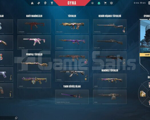 ARCANE SHERİFFLİ PREMİUM HESAP BOL SKİN TEMİZ TR